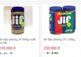 Thu hồi nhiều sản phẩm bơ đậu phộng Jif nghi nhiễm khuẩn