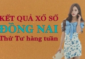 KQXSDN 1/6/2022: Trực tiếp xổ số Đồng Nai thứ Tư ngày 1/6/2022