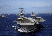 Mỹ điều tàu sân bay USS Ronald Reagan tới gần Đài Loan