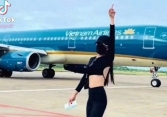 Nữ Tiktoker tạo dáng ở sân bay Phú Quốc bị cấm bay 6 tháng