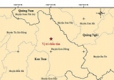 Sáng nay, động đất lại xảy ra ở Kon Tum và gần biên giới Trung Quốc