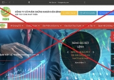 Lập trang web giả, mạo danh lãnh đạo Chứng khoán Hòa Bình để lừa đảo