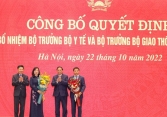 Thủ tướng trao Quyết định bổ nhiệm Bộ trưởng Y tế và Giao thông vận tải