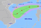 Áp thấp nhiệt đới đã vào biển Đông, xu hướng mạnh dần lên