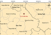 Động đất liên tiếp ở Kon Tum và Hòa Bình