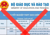 Chi tiết lịch thi tốt nghiệp THPT năm 2023 là giả mạo