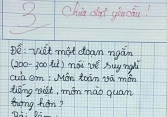 Bài văn đang gây bão mạng: Bị chấm 3 điểm vì không đạt yêu cầu viết lách nhưng dân tình cho rằng, lý lẽ trong bài xứng đáng 100 điểm!