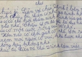 Bức thư gửi dì mới lấy chồng của học sinh ở Hà Nội được khen ngợi nhưng đoạn thứ 2 khiến ai đã lập gia đình đều 'toát mồ hôi'