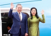Tổng Bí thư Tô Lâm và Phu nhân bắt đầu chuyến thăm cấp Nhà nước Cộng hòa Indonesia, thắt chặt tình hữu nghị song phương