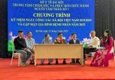 Ấm áp ngày Công tác xã hội Việt Nam tại Trung tâm Chăm sóc và Phục hồi chức năng người tâm thần số 1 Hà Nội