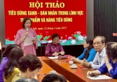 Các nhà khoa học bàn giải pháp thúc đẩy 'Tiêu dùng xanh', chung tay vì một Hà Nội phát triển bền vững
