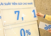 Các ngân hàng nhỏ đã tăng lãi suất huy động một số kỳ hạn