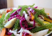 Món ngon mỗi ngày: Cách làm món salad bắp cải tím rong nho