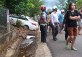 Taxi chạy tốc độ cao, lấn làn đường tông chết 2 cô cháu