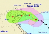 Bão số 3 giật trên cấp 12, hướng thẳng vào Quảng Ninh-Hải Phòng