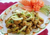 Món ngon mỗi ngày: Cách làm món lòng gà xào sả ớt