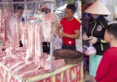 Giá thịt heo bán lẻ tiếp tục tăng nhẹ