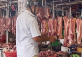 Giá thịt heo bán lẻ tại chợ tăng nhẹ