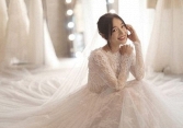Mẫu váy cưới ren 2019 cho cô dâu điệu đà
