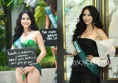 Những hình ảnh đầu tiên của Hoàng Hạnh tại Miss Earth 2019, cố gắng giới thiệu hoa sen bằng tiếng Anh