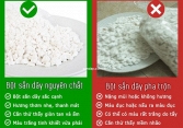 Cách chọn đúng bột sắn dây thơm ngon