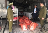 Phát hiện, xử lý gần 500kg mỡ động vật không rõ nguồn gốc, xuất xứ tại Hà Tĩnh
