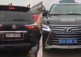 'Chuyên cơ mặt đất' Lexus LX570 'đầu xanh, đuôi trắng': Xác định biển trắng là giả
