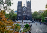 Sự thật màu sơn xám lạ mắt của Nhà thờ lớn Hà Nội đang gây xôn xao