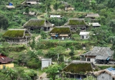 Những mái nhà cọ phủ đầy rêu của người Dao ở Xà Phìn (Vị Xuyên, Hà Giang)