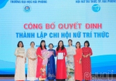 Thành lập Chi hội Nữ trí thức Trường Đại học Hải Phòng
