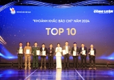 Ấn tượng Lễ trao giải ảnh 'Khoảnh khắc Báo chí' 2024
