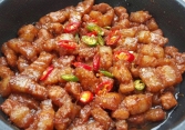 Bữa cơm thêm hấp dẫn với thịt ba chỉ rang mắm ruốc