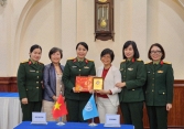 Ban Phụ nữ Quân đội làm việc với UN Women