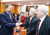 Bộ Chính trị, Ban Bí thư gặp mặt các đồng chí lãnh đạo, nguyên lãnh đạo Đảng, Nhà nước