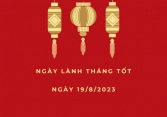 Xem ngày lành tháng tốt ngày 19/8/2023