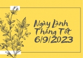 Xem ngày lành tháng tốt 6/9/2023: Cưới hỏi hay giao dịch làm ăn đều không nên làm