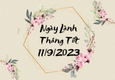 Xem ngày lành tháng tốt 11/9/2023: Nếu có việc lớn cần làm thì nên đợi ngày thuận lợi hơn