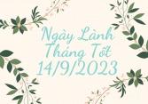 Ngày lành tháng tốt 14/9/2023: Nên tránh động thổ cũng như giao dịch mua bán