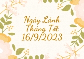 Xem ngày lành tháng tốt 16/9/2023: Tuy không quá tốt nhưng mọi việc đều có thể xuôi chèo mát mái trong ngày hôm nay