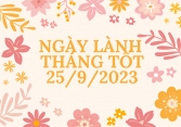Xem ngày lành tháng tốt 25/9/2023: Đây là ngày đầu tuần vô cùng tốt của tháng 9!
