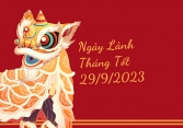 Xem ngày lành tháng tốt 29/9/2023: Xuất hành thì thuận lợi, giao dịch thì may mắn