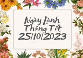 Xem ngày lành tháng tốt 25/10/2023: Nên chọn hôm nay để nhận xe, mua nhà