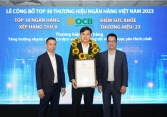 OCB lọt top 8 thương hiệu mạnh ngành ngân hàng năm 2023