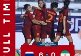 U17 nữ Thái Lan giành chiến thắng trước U17 nữ Iran, cứu vãn một ngày buồn của bóng đá xứ Chùa Vàng