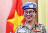 Nữ quan sát viên quân sự đầu tiên của Việt Nam  được phái đến Nam Sudan
