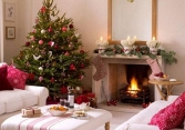 Trang trí phòng khách ấm cúng đón Noel