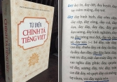 Từ điển chính tả Việt Nam của NXB Đại học Quốc gia Hà Nội sai chính tả