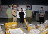 Bắt giữ vụ vận chuyển 480 kg gân bò không rõ nguồn gốc