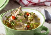 Canh gà nấu gừng, ấm lòng ngày đông