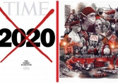 Ảnh bìa gạch xóa của tạp chí Time: 2020 là một năm tồi tệ nhất trong lịch sử nhân loại